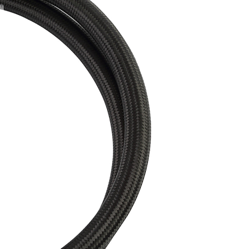 Mishimoto 3Ft Stainless Steel Braided Hose w/ -6AN Fittings - Black Mishimoto