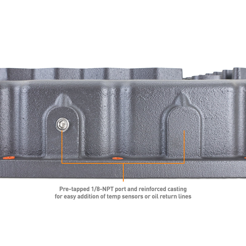 Mishimoto 2007.5 + Ram 6.7L Cummins 68RFE Transmission Pan - Cast - GR Mishimoto