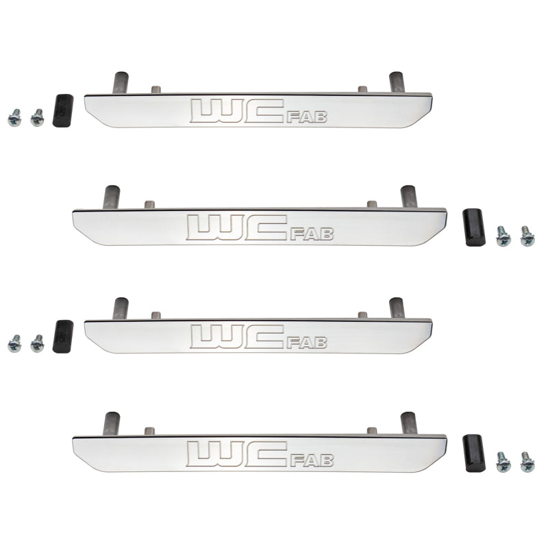 Wehrli 2020+ GMC 2500/3500HD Fender Flare Marker Light Delete Kit w/Logo - Raw Finish - WCF100390