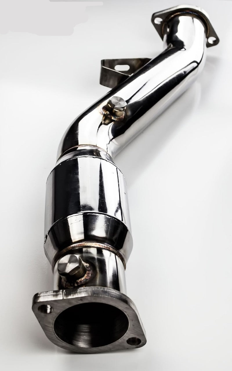 TURBOXS HIGH FLOW CATALYTIC CONVERTER PIPE SUBARU WRX/STI/FORESTER XT; 2002-2007 - eliteracefab.com