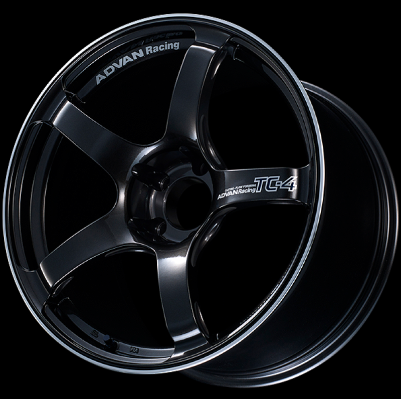 Advan YAD8M15EBGR TC4 18x11 +15 5-114.3 Racing Black Gunmetallic & Ring