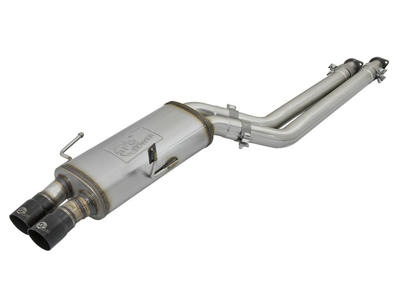 aFe MACHForce XP Exhausts 2.5in SS Cat-Back w/ Black Tips 96-99 BMW M3 L6 3.2L aFe