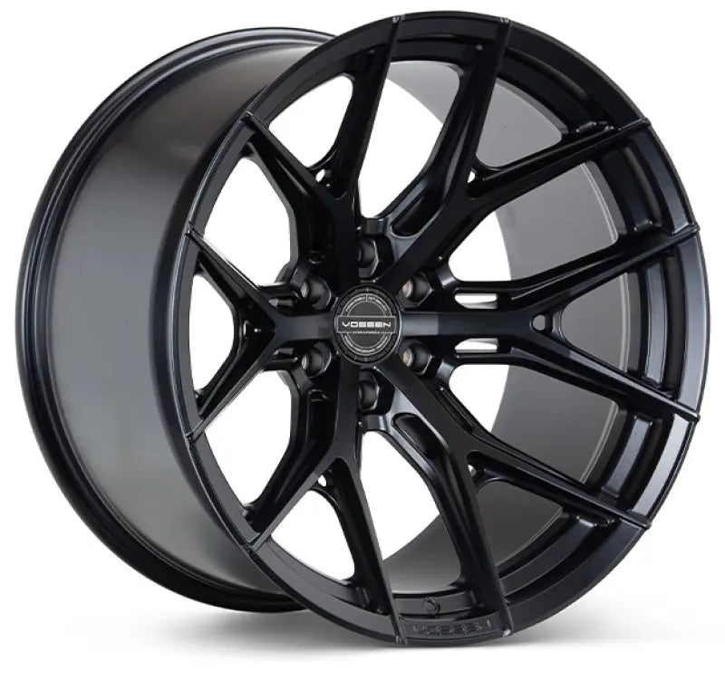 Vossen HF6-4 22x12 / 6x135 / ET-44 / Ultra Deep Face / 87.1 - Satin Black Wheel Vossen