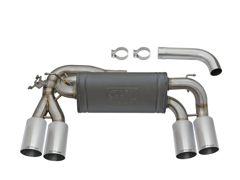 aFe MACHForce XP 3in - 2 1/2in Axle Back 304SS Exhaust w/ Polished Tips 16-17 BMW M2 (f87) aFe