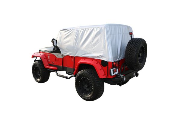 Rampage 1992-1995 Jeep Wrangler(YJ) Cab Cover Multiguard - Silver - eliteracefab.com