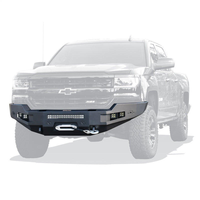 Westin 15-19 Chevrolet Silverado 2500/3500 Pro-Series Front Bumper - Textured Black Westin