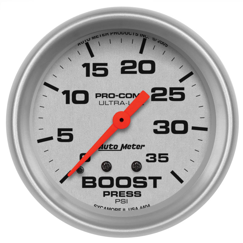 Autometer Ultra-Lite 2 5/8in Mechanical Boost Gauge 4404