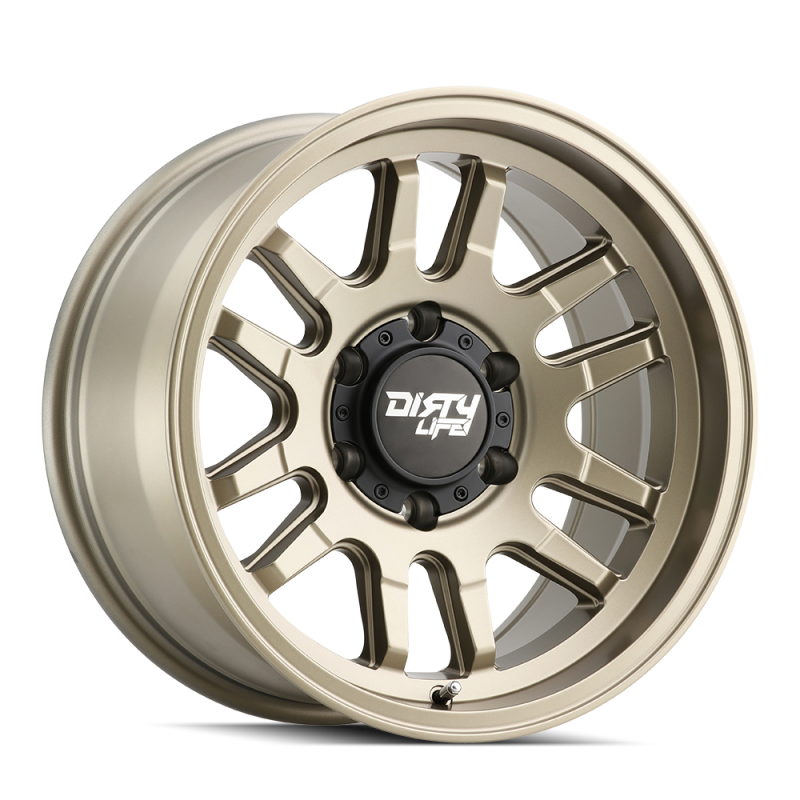 Dirty Life 9310 Canyon 17x9 / 5x127 BP / -12mm Offset / 71.5mm Hub Satin Gold Wheel Dirty Life