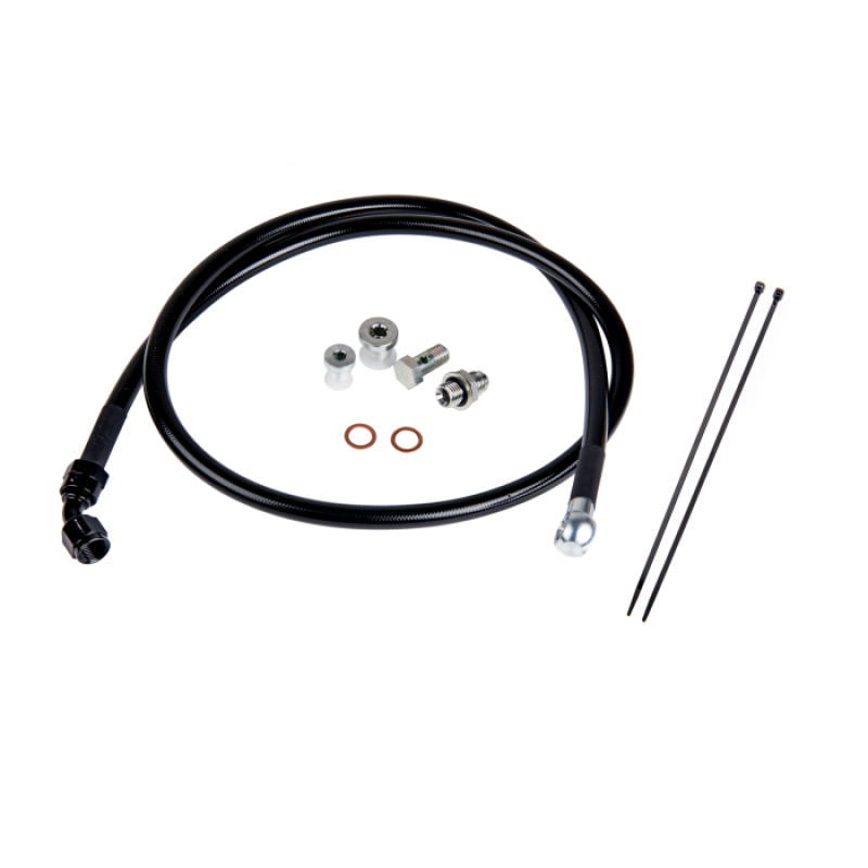Fleece Performance Duramax Remote Turbo Oil Feed Line Kit for 01-16 6.6L Duramax Turbochargers Fleece Performance