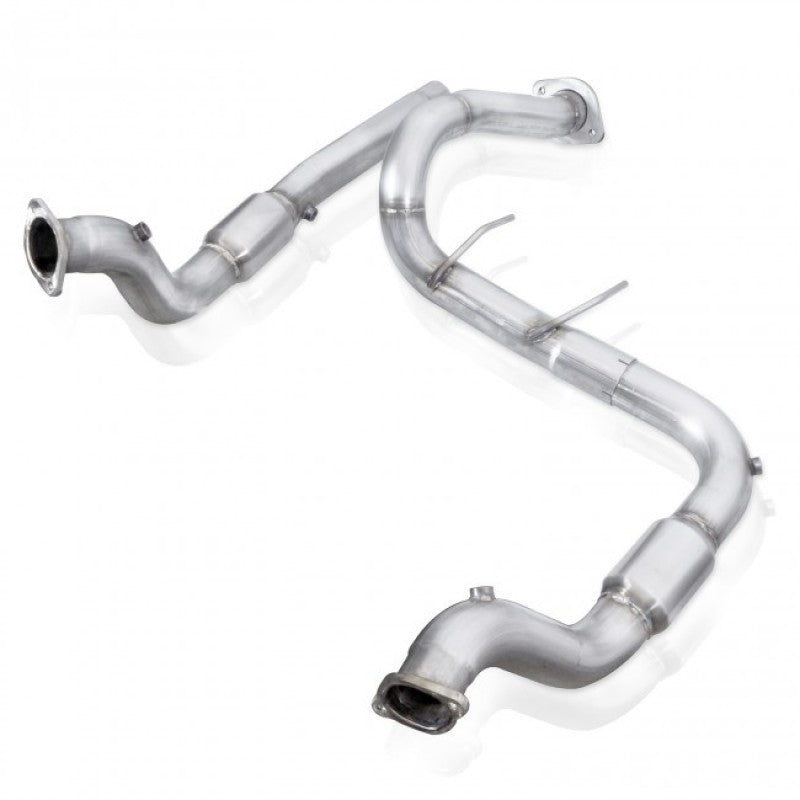 STAINLESS WORKS Full 3" Downpipe High-Flow Cats Ford F-150 Raptor 17-20 - eliteracefab.com