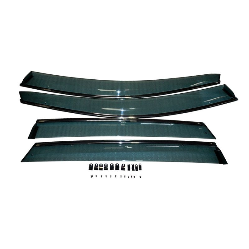 BLOX Racing 07-11 CRV Door Sun Visors Smoke Acrylic 4pcs BLOX Racing