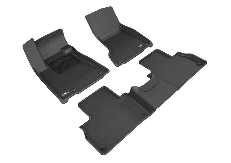 3D Maxpider L1MR00401509 17-18 Maserati Levante Kagu Floor Mat- Black R1 R2