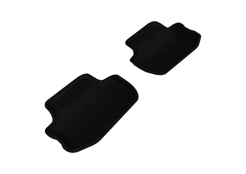 3D MAXpider L1CH01721509 2010-2015 Chevrolet Camaro Kagu 2nd Row Floormats - Black 3D MAXpider