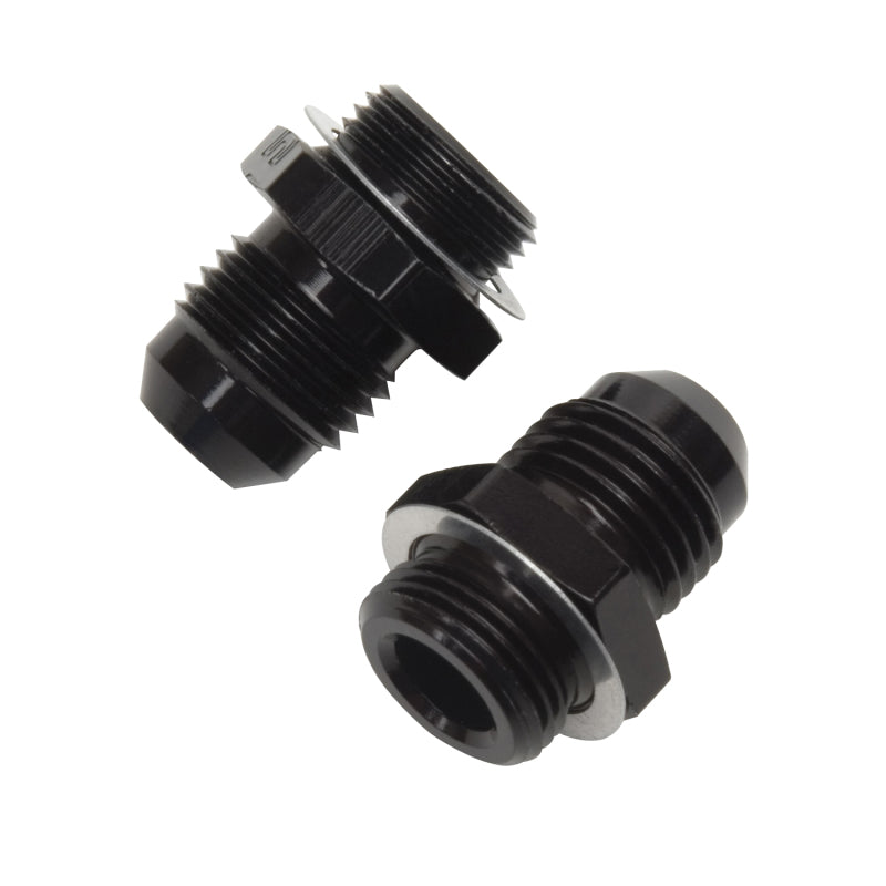 Russell Carburetor Fitting -6 AN to 9/16-24 2-Pack - 640203