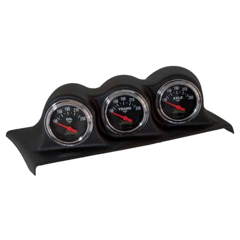 Autometer 07-10 Wrangler JK 2.0625in Triple Direct Fit Dash Pod 5380