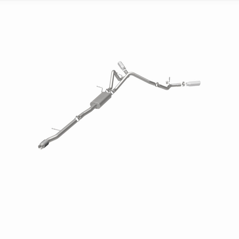 Magnaflow 14 Chev Silverado V8 5.3L CC/EC Cab Dual Split Behind Rear Tires Exit SS Cat Back Perf Exh Magnaflow