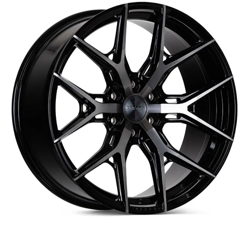 Vossen HF6-4 22x12 / 6x139.7 / ET-44 / Ultra Deep Face / 106.1 - Tinted Gloss Black Wheel Vossen