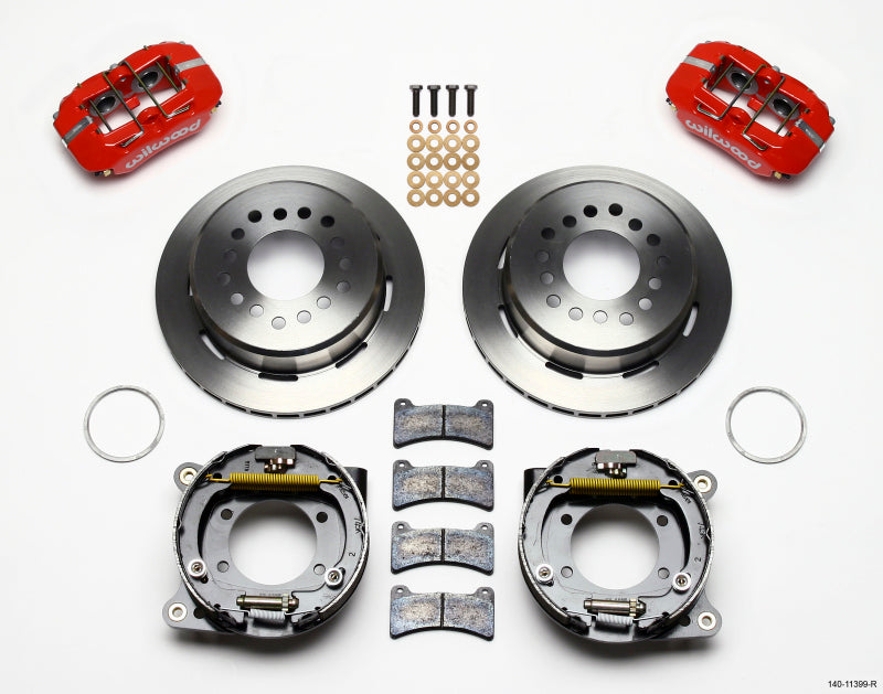 Wilwood Dynapro Low-Profile 11.00in P-Brake Kit - Red 93-97 Camaro/Firebird 2.75in Offset Wilwood