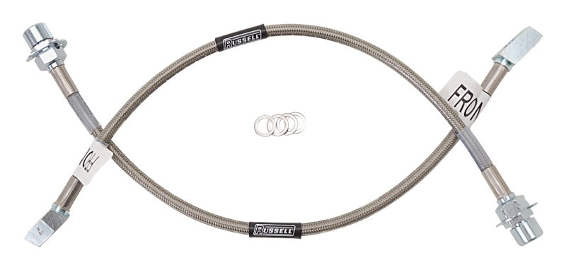 Russell Performance 96-01 Ford Mustang Cobra (Fronts Only) Brake Line Kit Russell