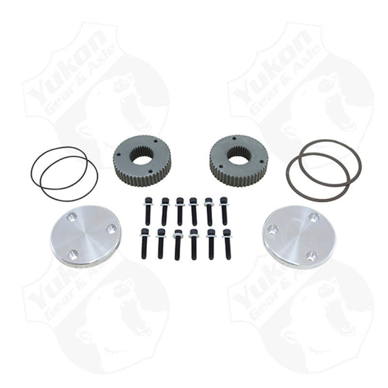 Yukon Gear Hardcore Drive Flange Kit For Dana 60 / 30 Spline Outer Stubs. Non-Engraved Caps Yukon Gear & Axle