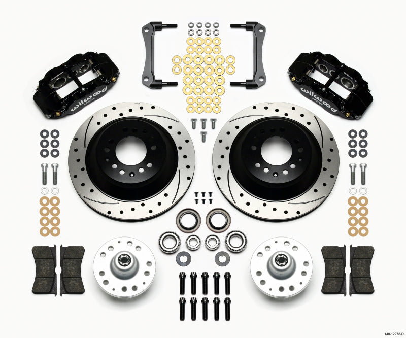 Wilwood Narrow Superlite 6R Front Hub & 1PC Rtr Kit 12.88in Dril 70-78 Camaro Wilwood