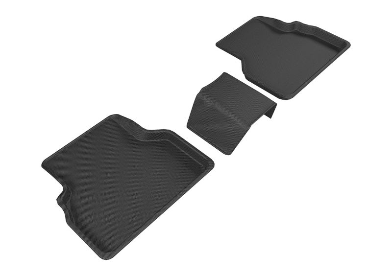 3D MAXpider L1AD03921509 2015-2018 Audi Q3 Kagu 2nd Row Floormats - Black