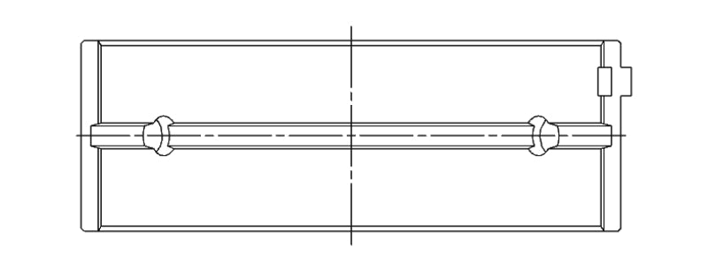 ACL 5M8037H-.25 Mitsubishi 4G93 1834CC +.25 Oversized High Performance Main Bearing Set