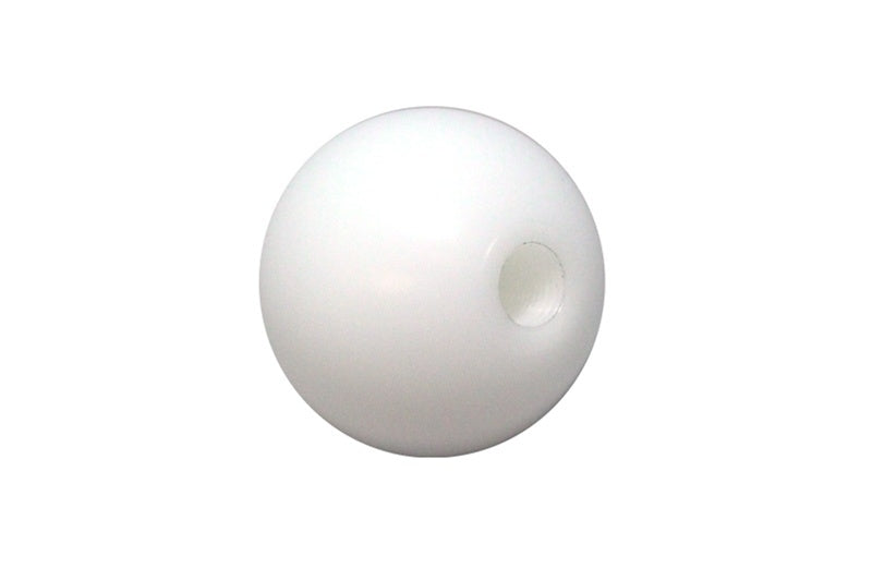 Torque Solution Delrin 50mm Round Shift Knob (White) for Universal 10x1.5 - TS-UNI-107BW