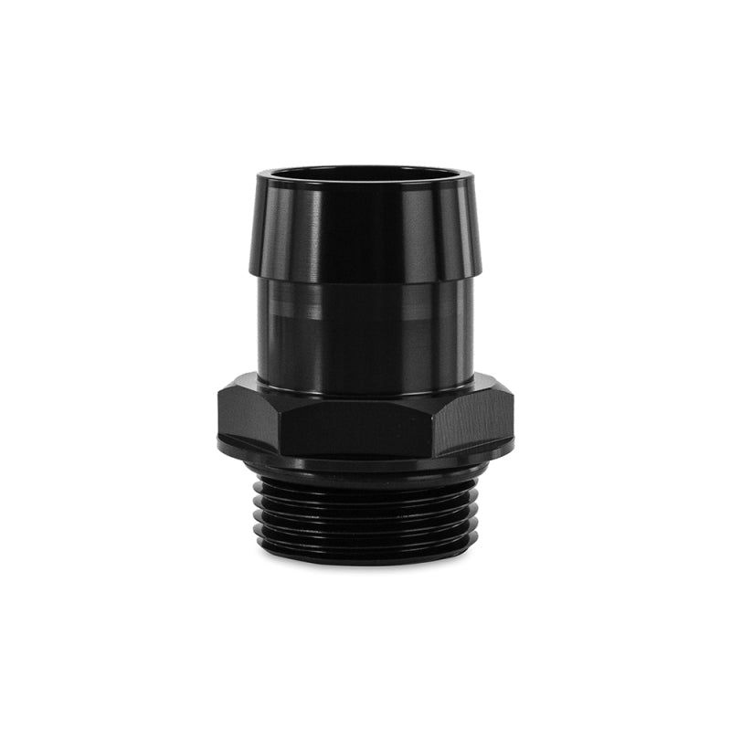 Mishimoto -16ORB to 1 1/4in. Hose Barb Aluminum Fitting - Black - eliteracefab.com