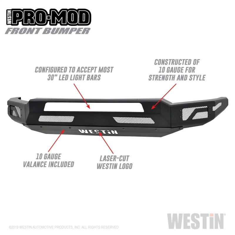 Westin 18-19 Ford F-150 Pro-Mod Front Bumper Westin