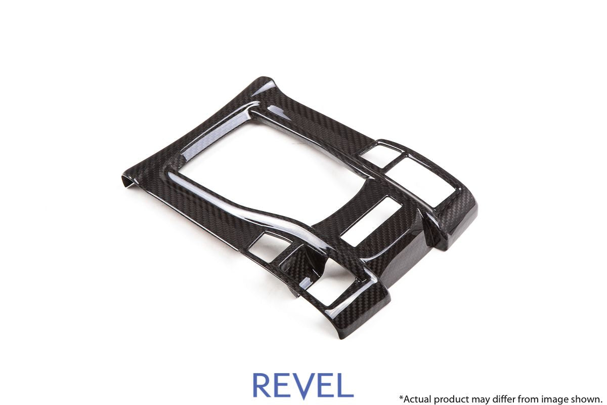 Revel GT Dry Carbon Shifter Panel Cover 17-18 Honda Civic Type-R - 1 Piece - eliteracefab.com