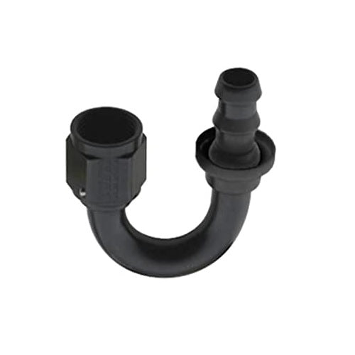 Fragola Performance Systems 218008-BL 8000 Series Push-Lite Race Hose End - 180 Degree Fragola