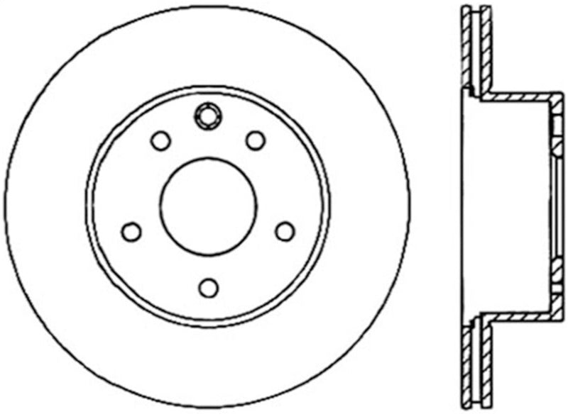 StopTech Power Slot 06-07 350Z / 05-07 G35 / 06-07 G35X SportStop CRYO Slotted Rear Left Rotor Stoptech