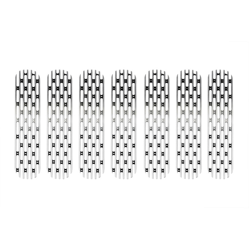 DV8 Offroad 2007-2018 Jeep JK Polished Grille Inserts DV8 Offroad