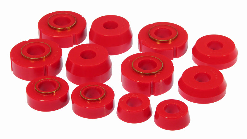 Prothane 66-79 Ford F100-350 2wd Body Mount - Red - eliteracefab.com