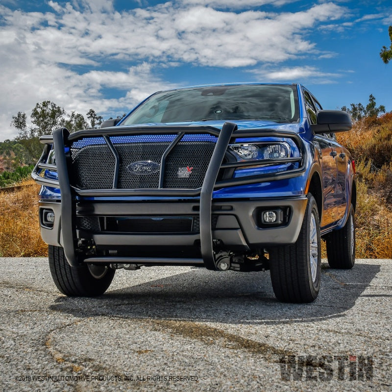 Westin 19-21 Ford Ranger HDX Grille Guard - Blk Westin