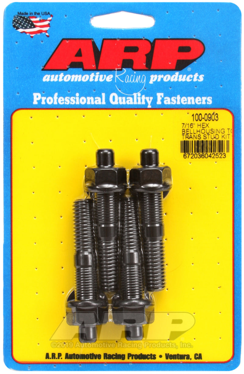 ARP 7/16in Dia Hex Bellhousing to Trans Stud Kit ARP