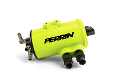 Perrin 02-14 Subaru WRX / 04-19 STI with FMIC Air Oil Separator - Neon Yellow - eliteracefab.com