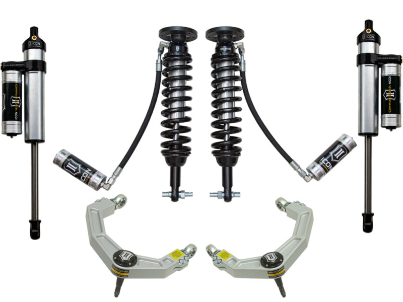 ICON 1.75-2.63in Stage 4 Billet UCA Suspension System for 2014 Ford F-150 4WD - K93064