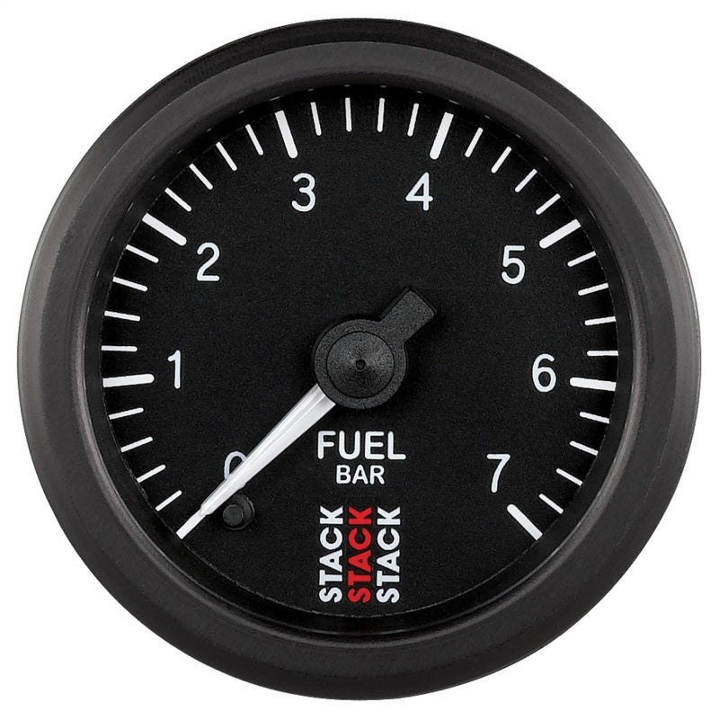 Autometer Stack 52mm 0-7 Bar M10 Male Pro Stepper Motor Fuel Pressure Gauge - Black ST3305