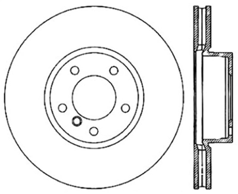 StopTech Slotted & Drilled Sport Brake Rotor Stoptech