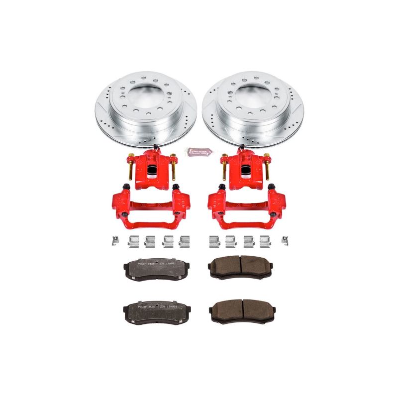 Power Stop 10-19 Lexus GX460 Rear Z36 Truck & Tow Brake Kit w/Calipers PowerStop