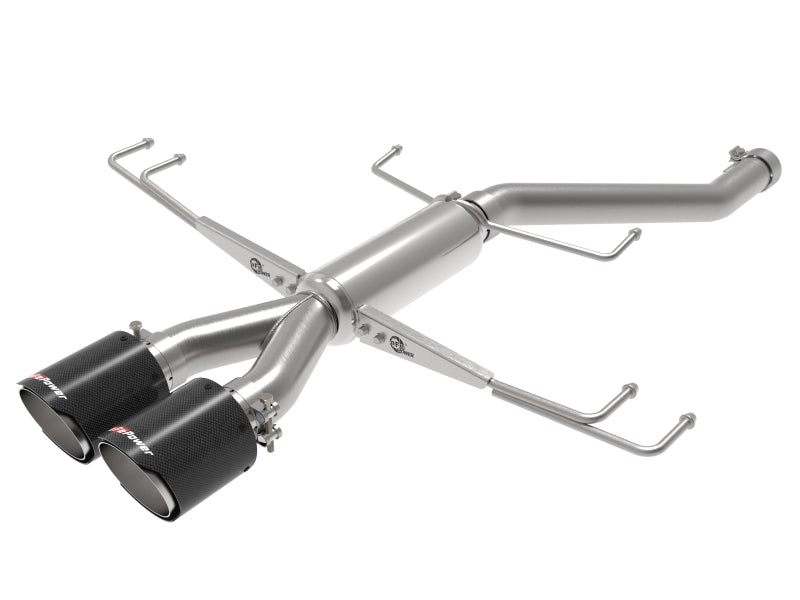 aFe Takeda 2.5in 304SS Axle-Back Exhaust System 17-19 Honda Civic Type R L4-2.0L (t) aFe
