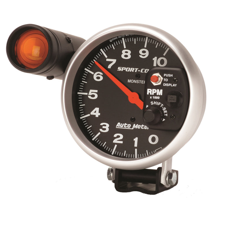 Autometer Sport-Comp 5 inch 10K RPM Shift Light Tach 3904