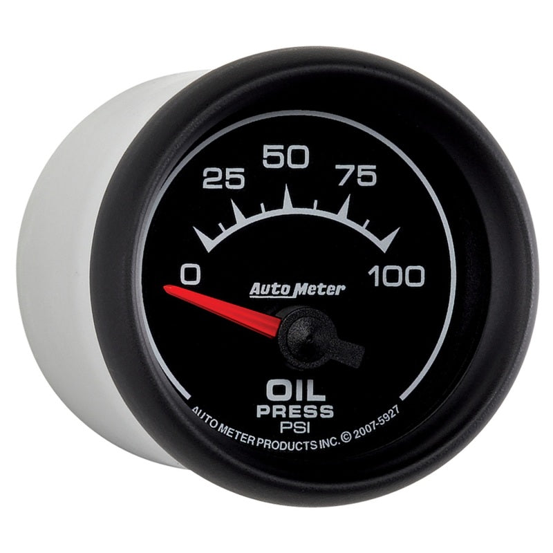 Autometer ES 52mm 100 PSI Short Sweep Electric Oil Pressure Gauge 5927