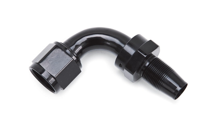 Russell Performance -10 AN 90 Degree Hose End Without Socket - Black - eliteracefab.com