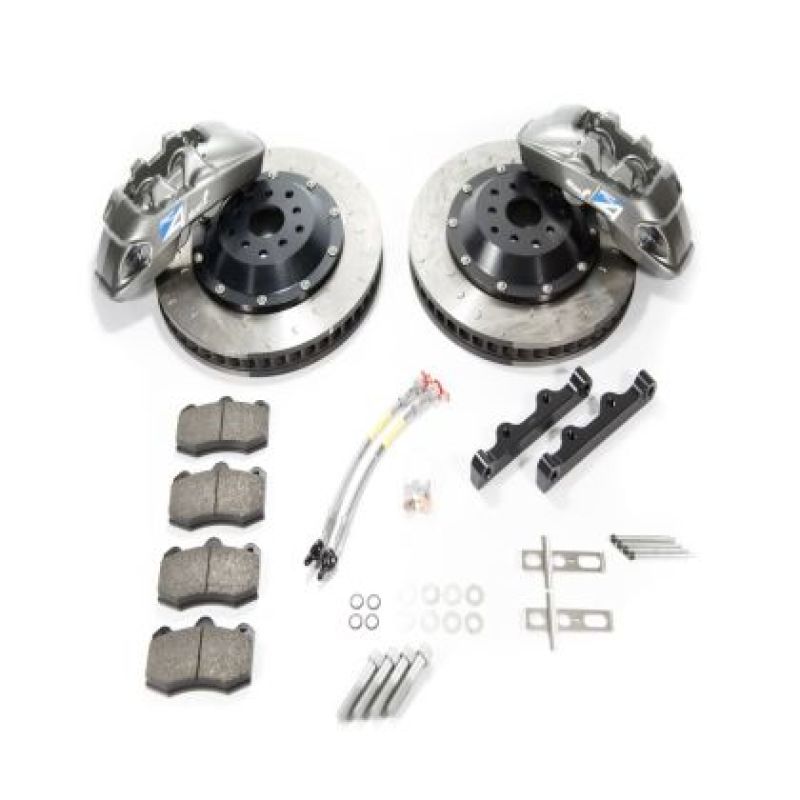 Alcon 2009+ Nissan GT-R R35 380x33mm Rotor Grey 4 Piston Caliper RC4 Rear Axle Kit Alcon