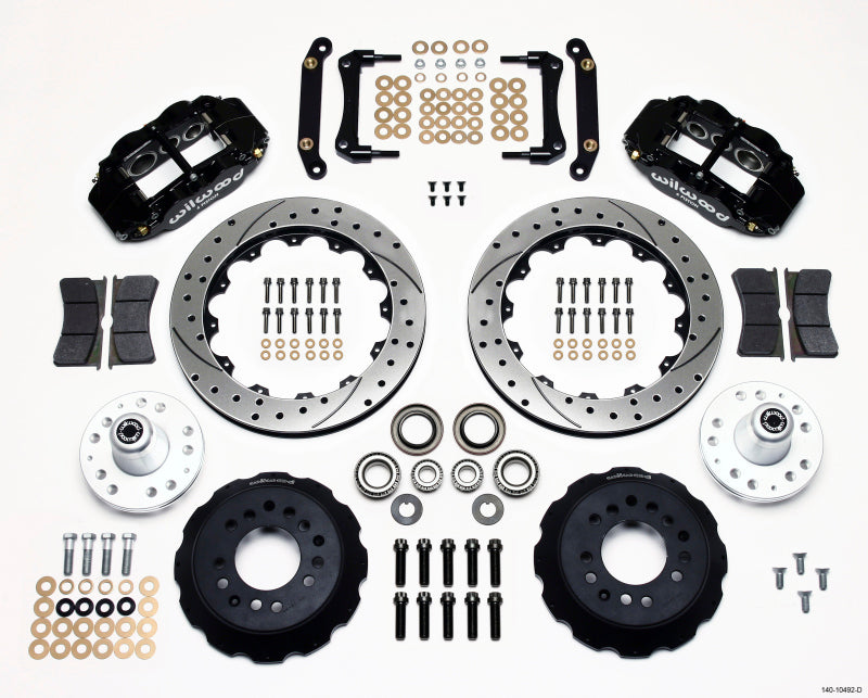 Wilwood Narrow Superlite 6R Front Hub Kit 12.88in Drilled 79-81 Camaro Wilwood