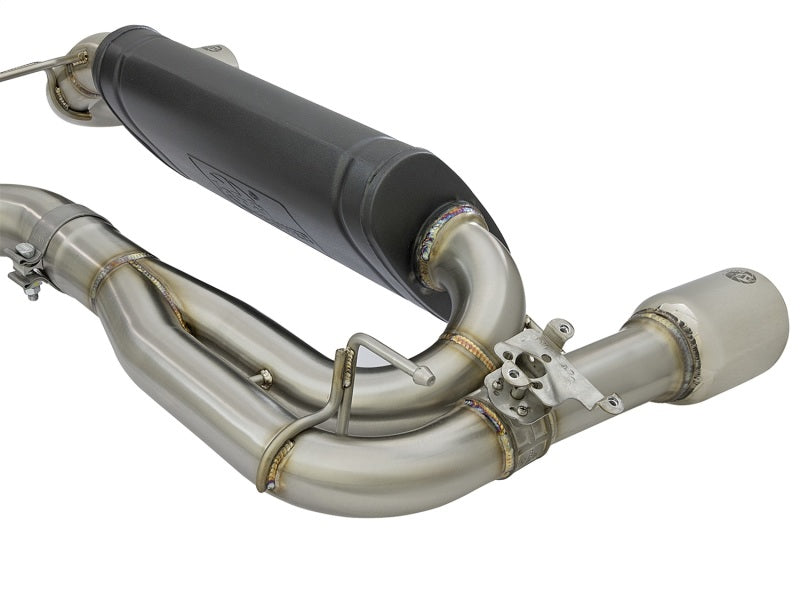 aFe MACHForce XP Exhausts Axle-Back 12-15 BMW 335i 3.0T (SS w/Polished Tips) aFe