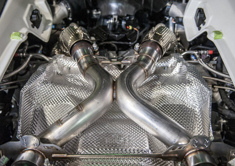 AWE Tuning McLaren 650S Performance Exhaust - Machined Tips AWE Tuning